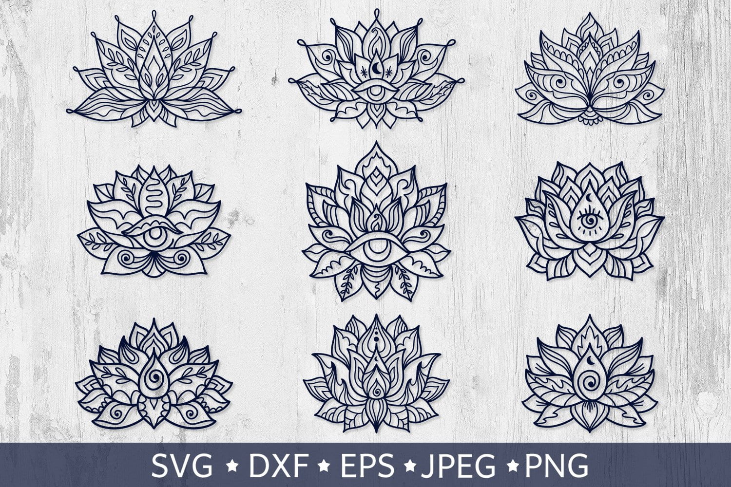 Free Lotus Mandala Svg Free Svg Cut Files 1684